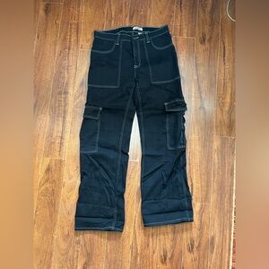 Hot Topic Black Cargo Pants